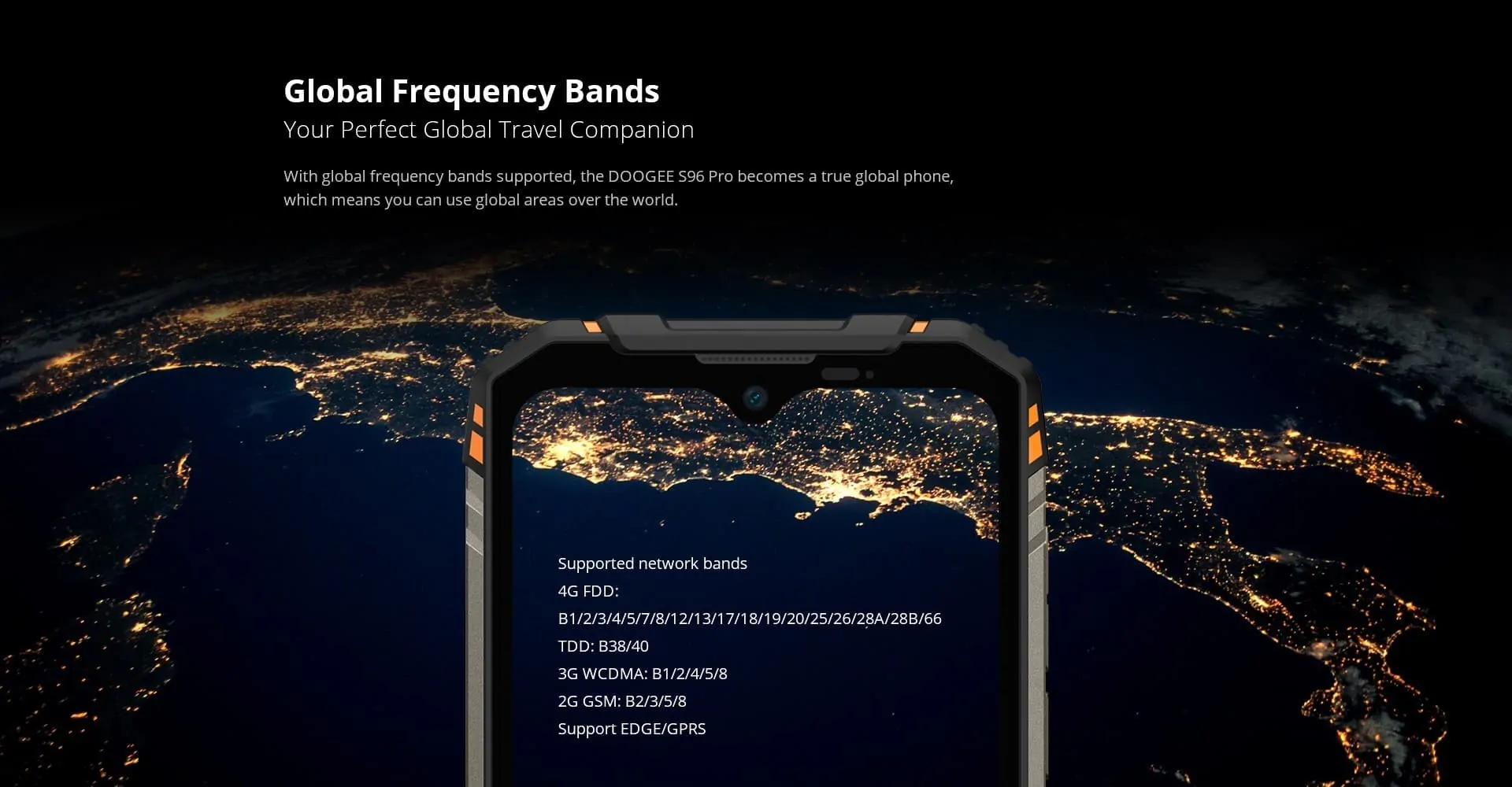 Doogee S96 Pro - сетевые характеристики